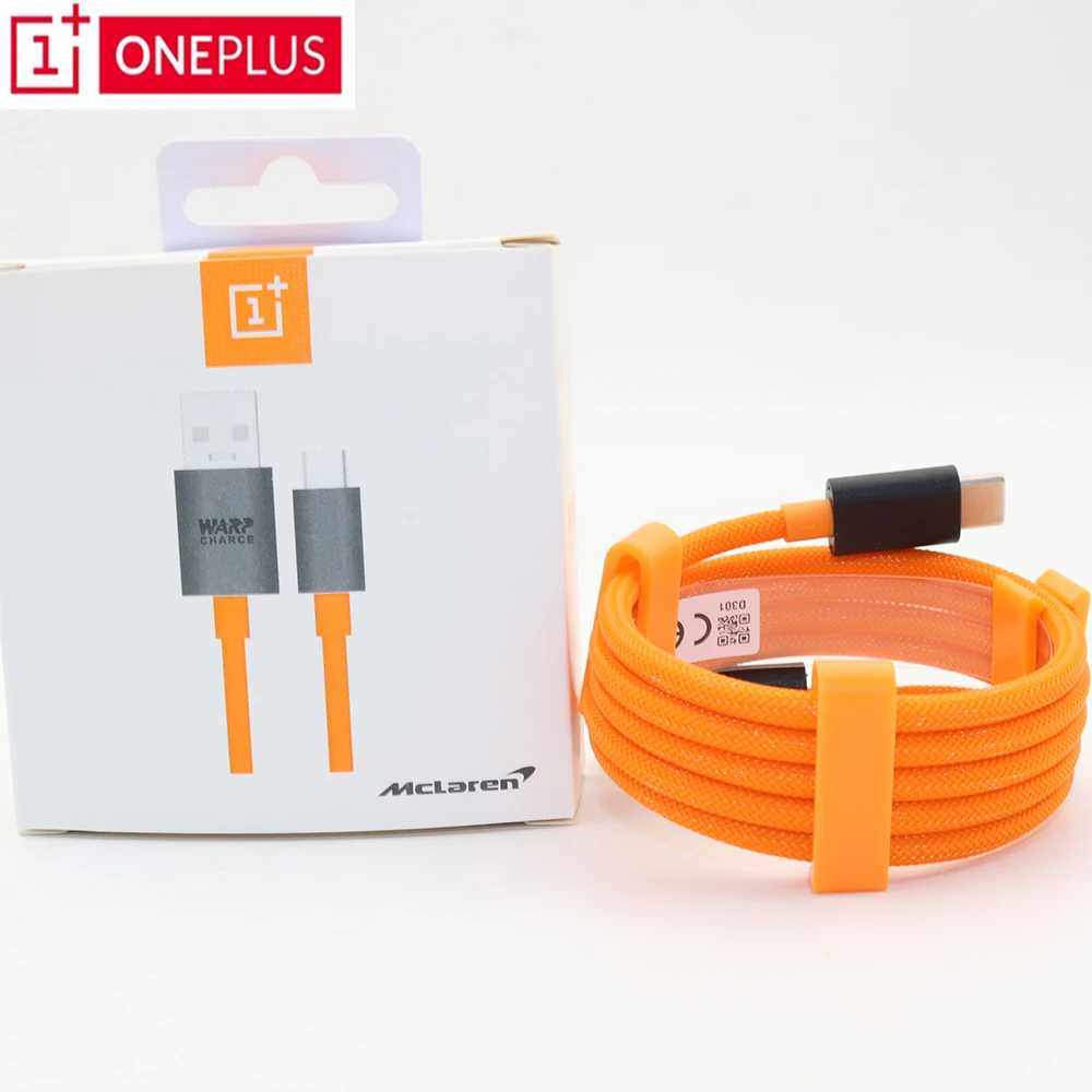 Оригинальный кабель Oneplus 7 6t 6 5t 5 3t 3 Mclaren USB Type C warp Dash Charge Fast Oneplus6T cord 1m 5v 4a|Кабели для