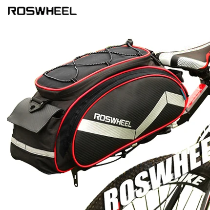 Велосипедная сумка Roswheel многофункциональная 13 л на заднюю часть велосипеда