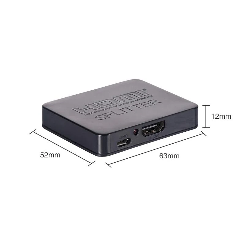 1 шт. HDMI 1 в 2 из 1080 P Стриптизерша 3 D Разделенный экран машина усилитель сигнала удобный практичный компьютерные аксессуары