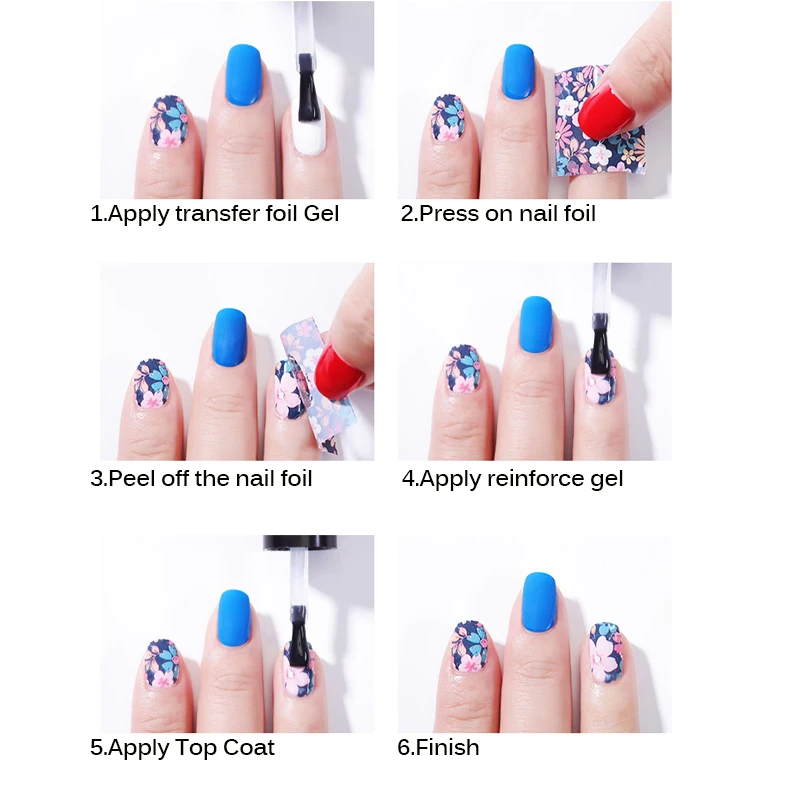 Transfer Foil nail art 10 pcs Nails Sticker Transfer Foil for Nail Vine Totem Flower Slider Nail Wraps
