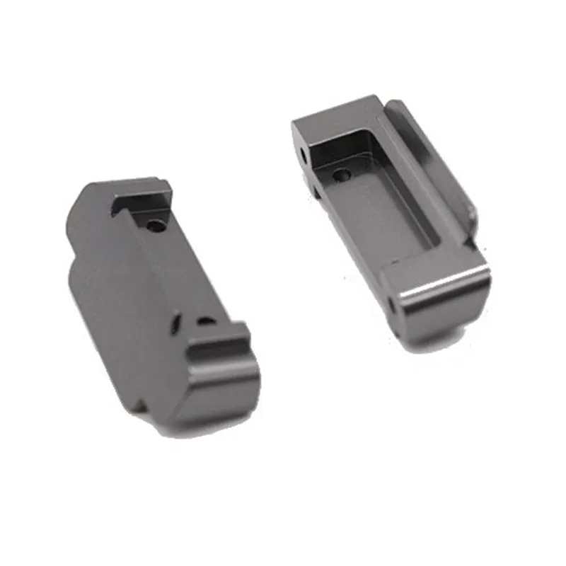 2Pcs Upgrade Spare Rc Car Parts Front Rear Bumper for Wltoys A959-B A969-B A979-B,Gray