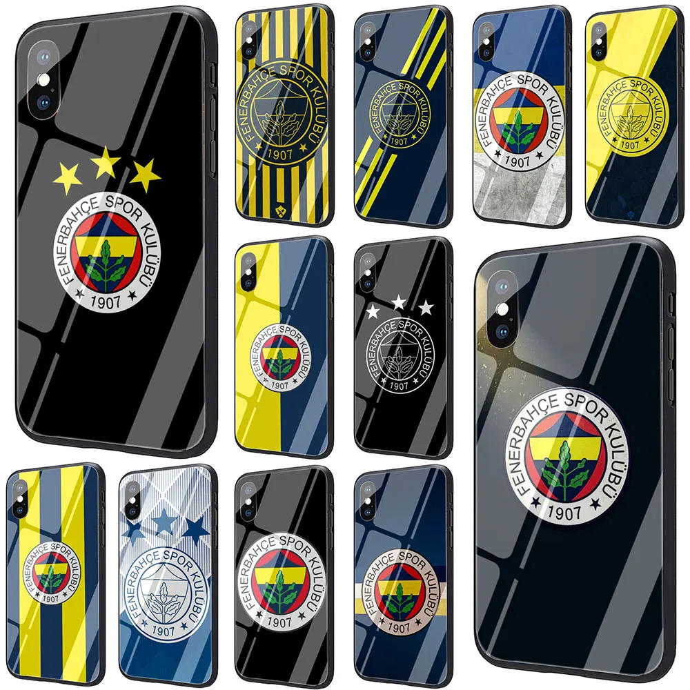

EWAU Turkey Fenerbahce Football Tempered Glass Phone Cover Case For iPhone 11 Pro 6 6S Plus 7 8 Plus X XS XR XS Max