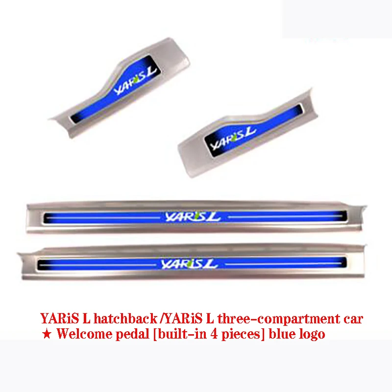 Применяется только для Toyota New Vios Yaris L, Vios FS Yaris L, три/два отсека приветственная педаль, защита багажника Модифицированная - Цвет: Internal