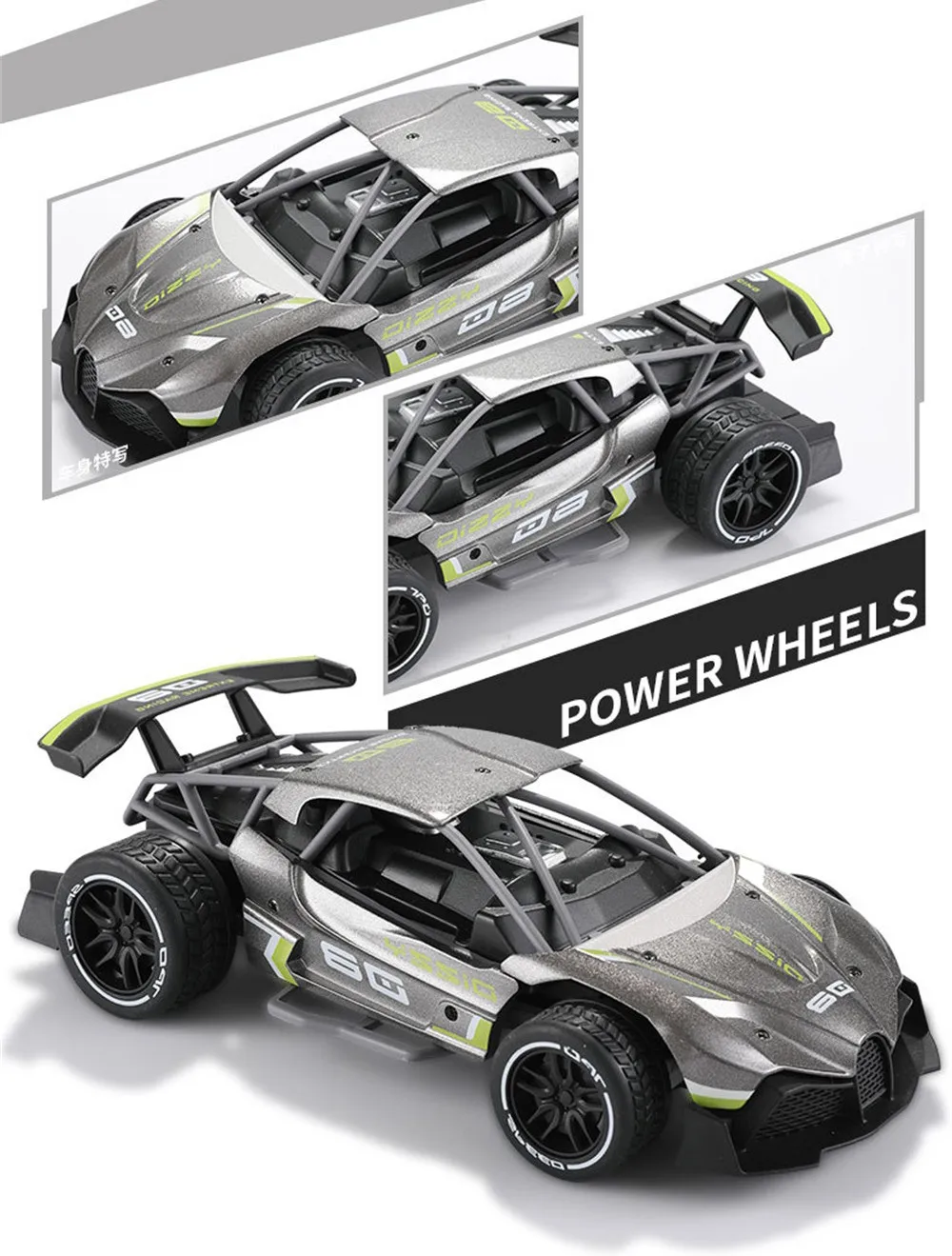 1:16 RC Дрифт гоночный автомобиль 2,4G 2WD Металлический Высокоскоростной пульт дистанционного управления 600mAh Рождественский подарок игрушки Детский подарок Детские игрушки# E30