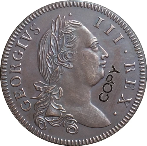 Ирландия &lt1774-1782&gt 5 копии монет | Дом и сад