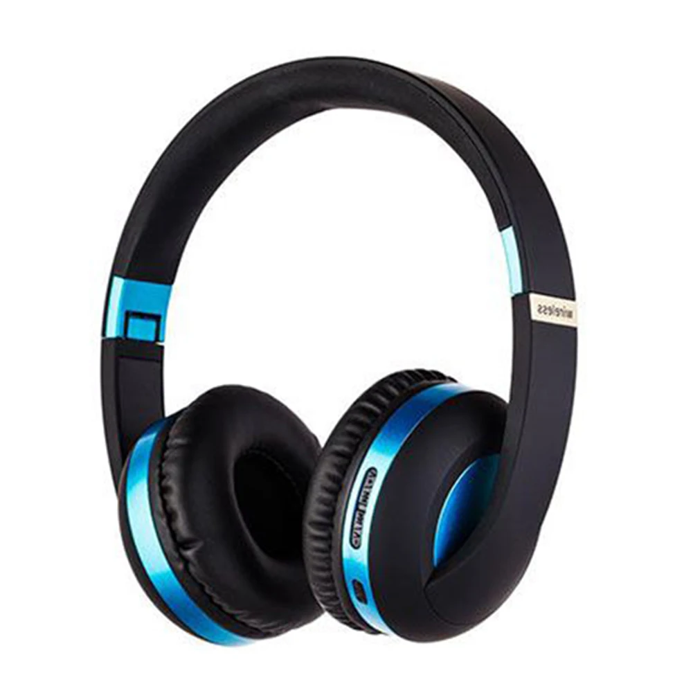 Игровой стерео портативный Bluetooth бас практичный мягкий с микрофоном разъем карты складной шумоподавление FM радио беспроводная гарнитура