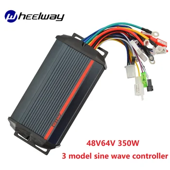 

48/64V 350W 500W 800/100W Three Mode Sine Wave 6 Tube Electric Vehicle Controller Two Wheeler DC Brushless Controller Accessorie