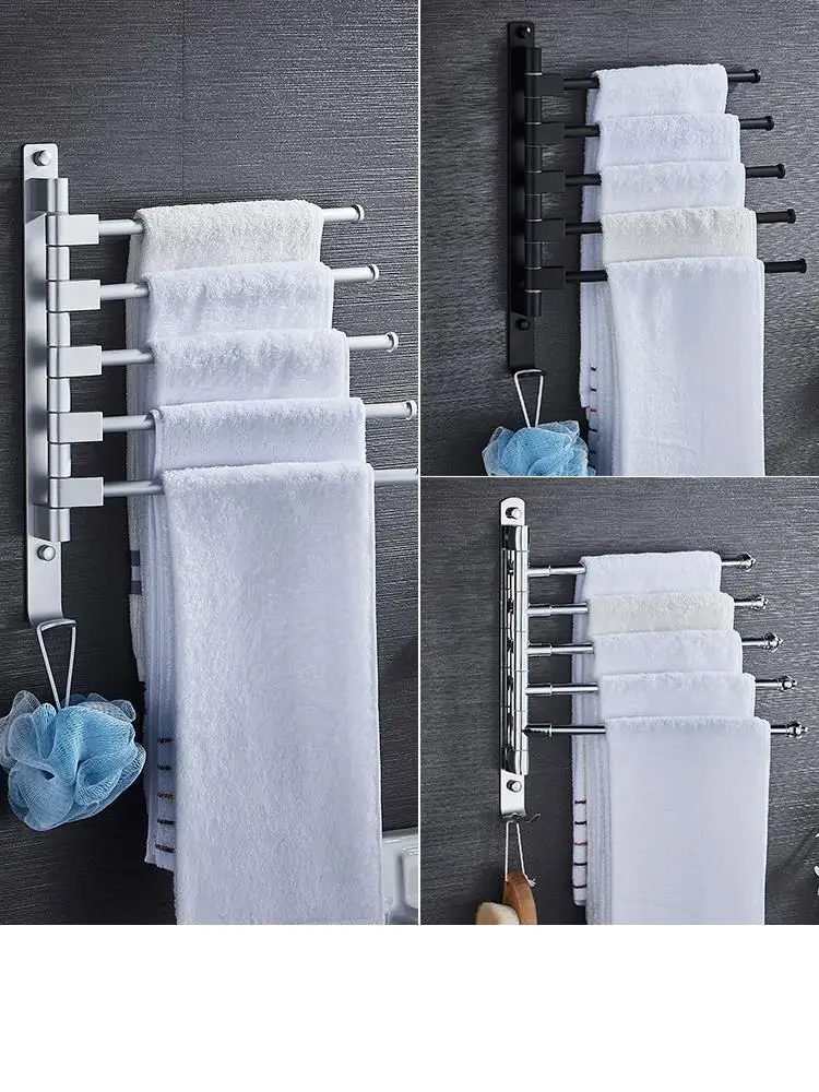 Estante Prateleira Parede Etagere Lazienka Estanteria Rotatable Salle De Bain Wall Shower Accessories Towel Rack Bathroom Shelf