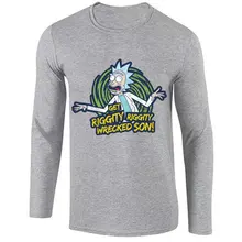 Long Sleeve T Shirt Men Men's High Quality T-shirt Cotton Crewneck Loose Rick and Morty Printed Men Tshirt Casual Mens T-shirt Long Sleeve T Shirt Men Men's High Quality T-shirt Cotton Crewneck Loose Rick and Morty Printed Men Tshirt Casual Mens T-shirt