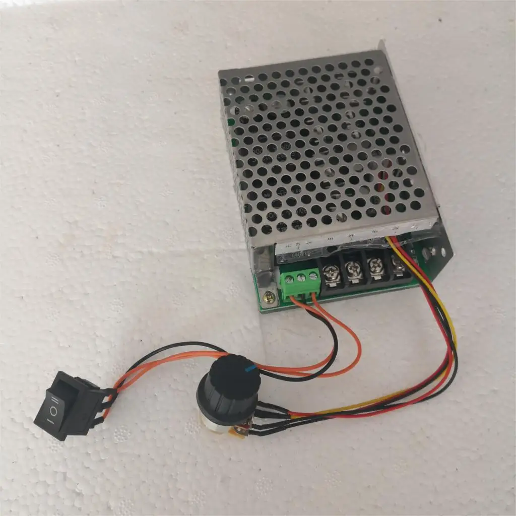 Универсальный контроллер DC9V 12V 24V 36V 48V 60V DC щеточный регулятор скорости двигателя