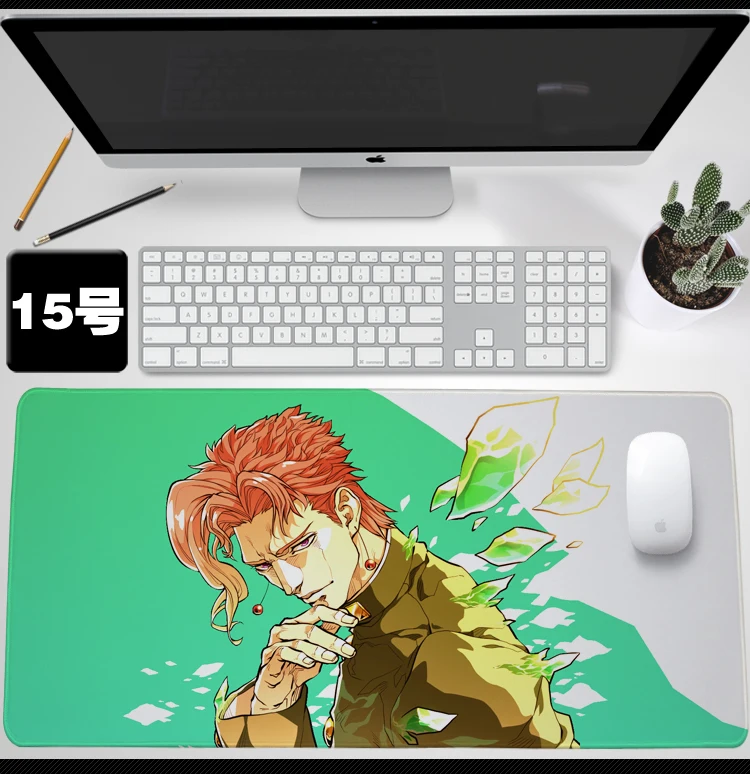 Японское аниме Джоджо Необычные Приключения Dio Jotaro Kujo Joseph Бруно Bucciarati JoJo коврик для мыши офисный стол коврик для клавиатуры
