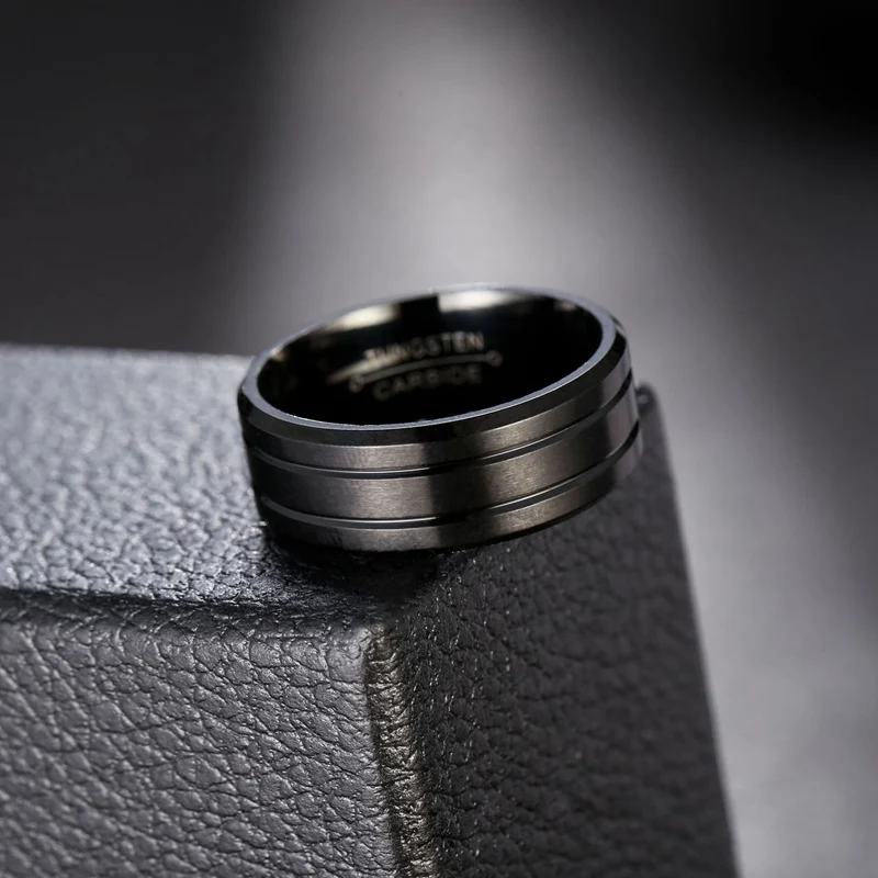 Men's 6mm Width Rings Stainless Steel Tungsten Simple Ring for Women Fashion Charm Unisex Jewelry Gifts WC068 finger ring stainless steel ring