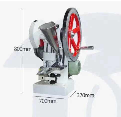 

TDP-5 Tablet Press Machine With mold(customizable) Single Punch Tablet pill Making Machine 50KN Pill Press Maker 110 V or 220 V