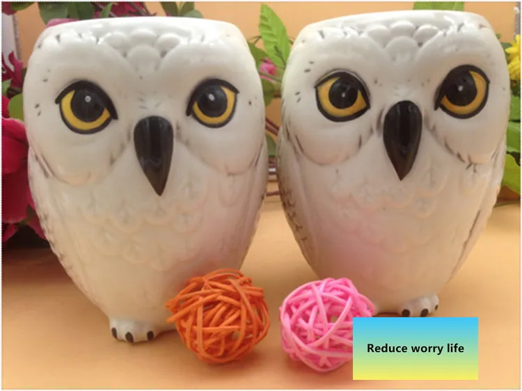 3D чашки с животными Сова кружка керамическая кружка кофейная чашка милые офисные кружки рождественские подарки
