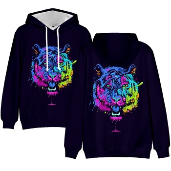 

Personality Hoodie Tiger 3D Men/women Hoodies Sweatshirt Brand Designer Teenage Outwear animal High Quality Anime Hoodie Clothes