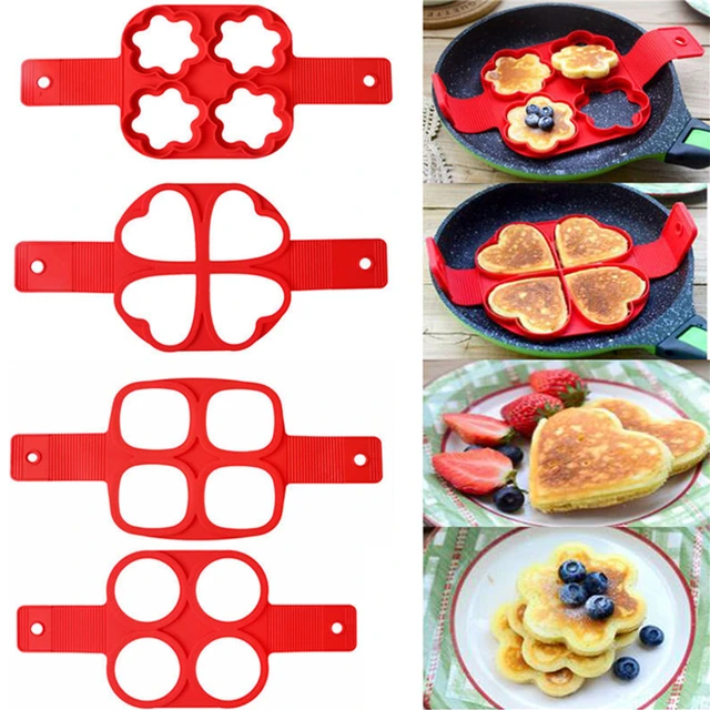 Egg Cooker Pancake Maker Mold Egg Shaper Omelette Nonstick Cooking Tool Pan  Flip Eggs Ring Mold Kitchen Gadgets Accessories - Temu