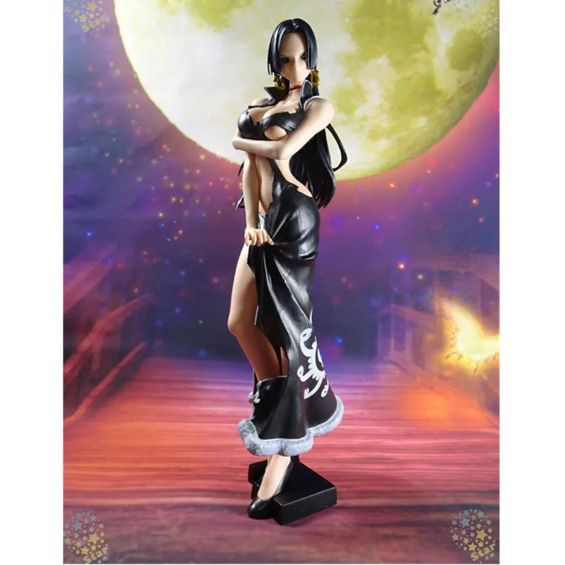 One Piece Boa Hancock The Snake Ji Golden Cat Sticker Anime Sexy Figures Original Version Pvc Action Figure Toy Box 25cm Q371 Action Figures Aliexpress