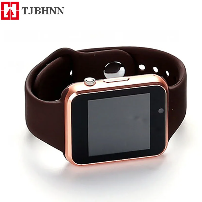 Gold A1 Смарт часы спортивные наручные часы Поддержка 2G SIM TF камера Smartwatch для телефона Android PK GT08 DZ09 iwo 8 Y1 умная электроника - Цвет: Gold