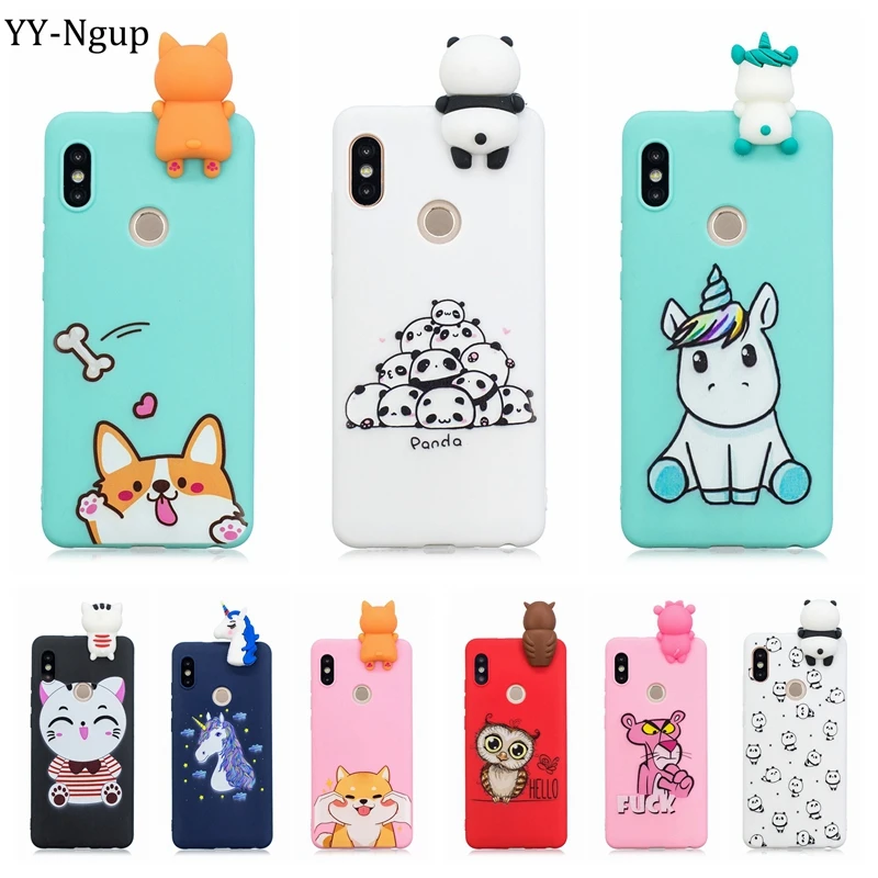 Funda for Xiaomi Redmi Note 6 Pro Case Cover 3D Cute Panda Unicorn Dog Silicone Case on etui Xiaomi Redmi Note 6 Pro Xiomi Case AliExpress