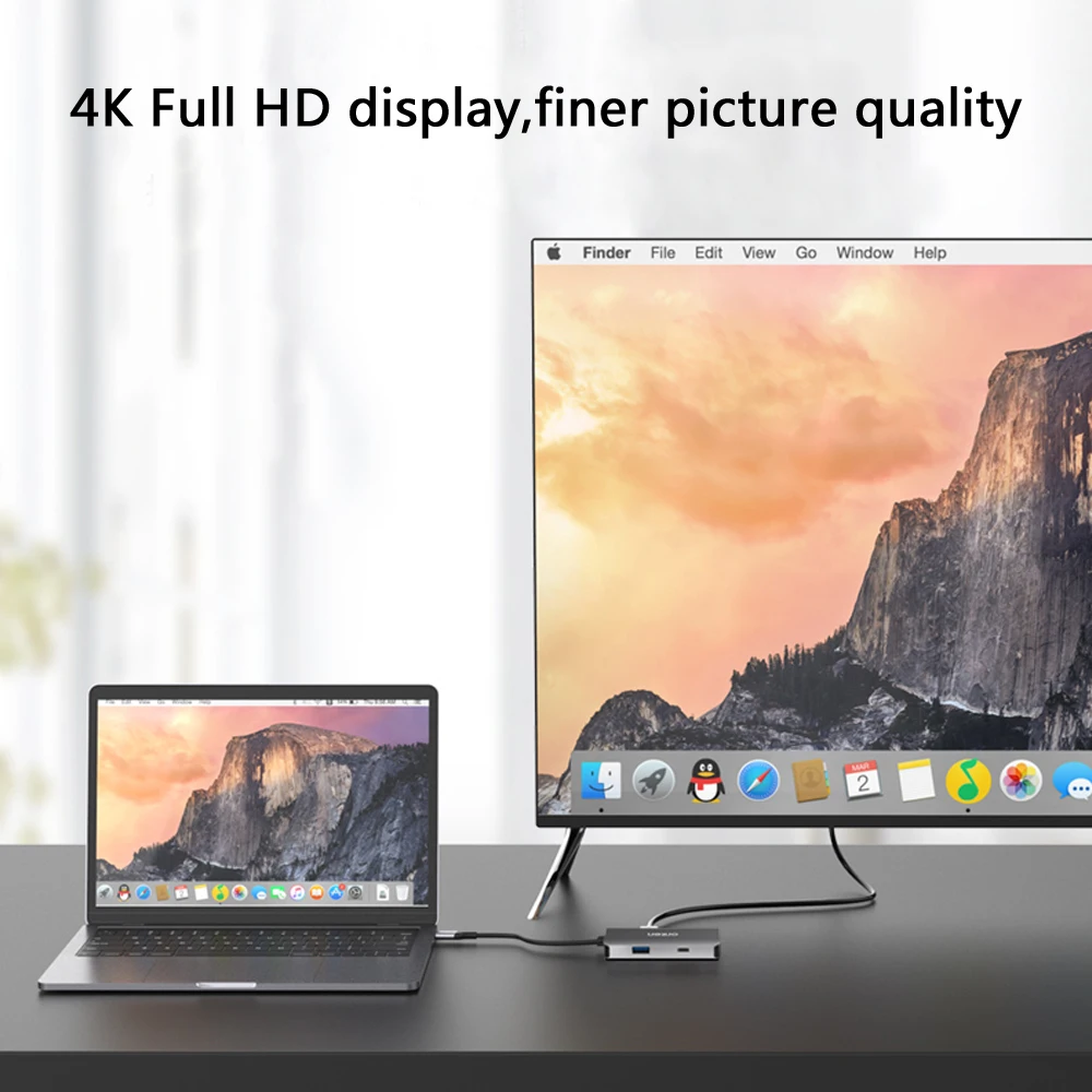 Мульти USB C 3,0 con 3 пуантос Usb TF+ tarjeta SD tipo C концентратор Usb a USB 3,0 HD4K для Macbook Pro