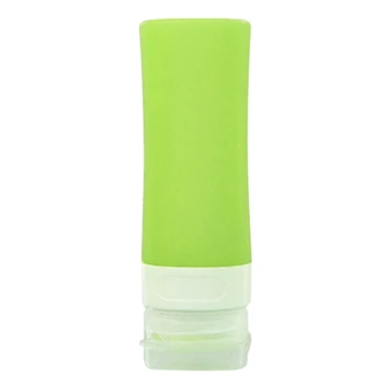 

Hot! Portable Refillable Silicone Bottle Travel Lotion Shampoo Bath Containers 60Ml Green