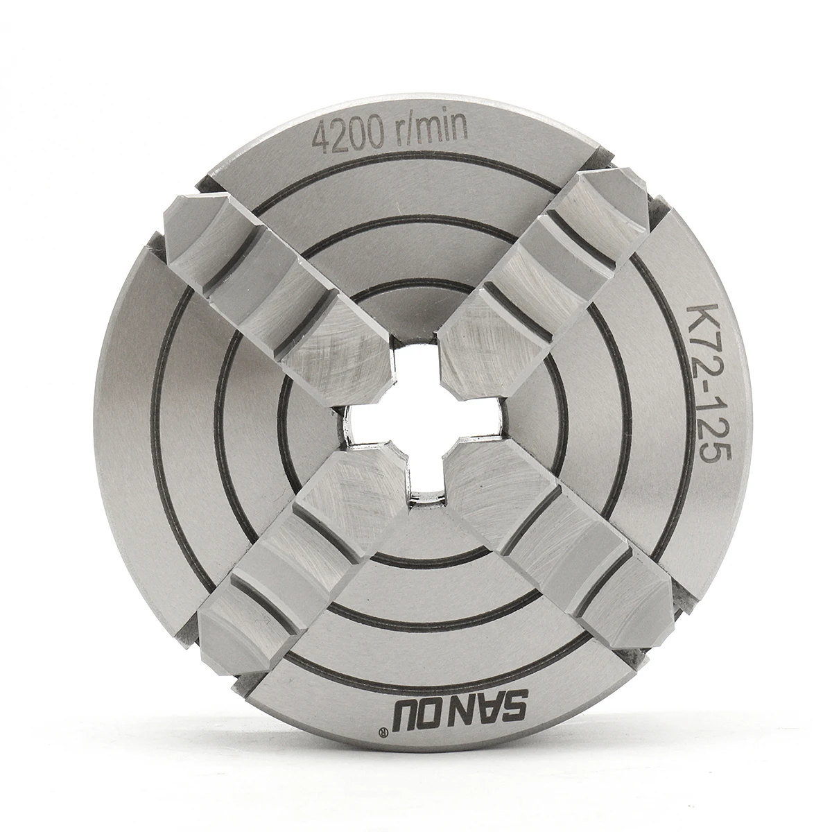 Najtaniej K72 80 K72 100 K72 125 4 szczękowy uchwyt tokarski 80mm 100mm 125mm niezależny 1 szt. Uchwyt wiertarski bezpieczeństwa 3 szt. Śruba montażowa