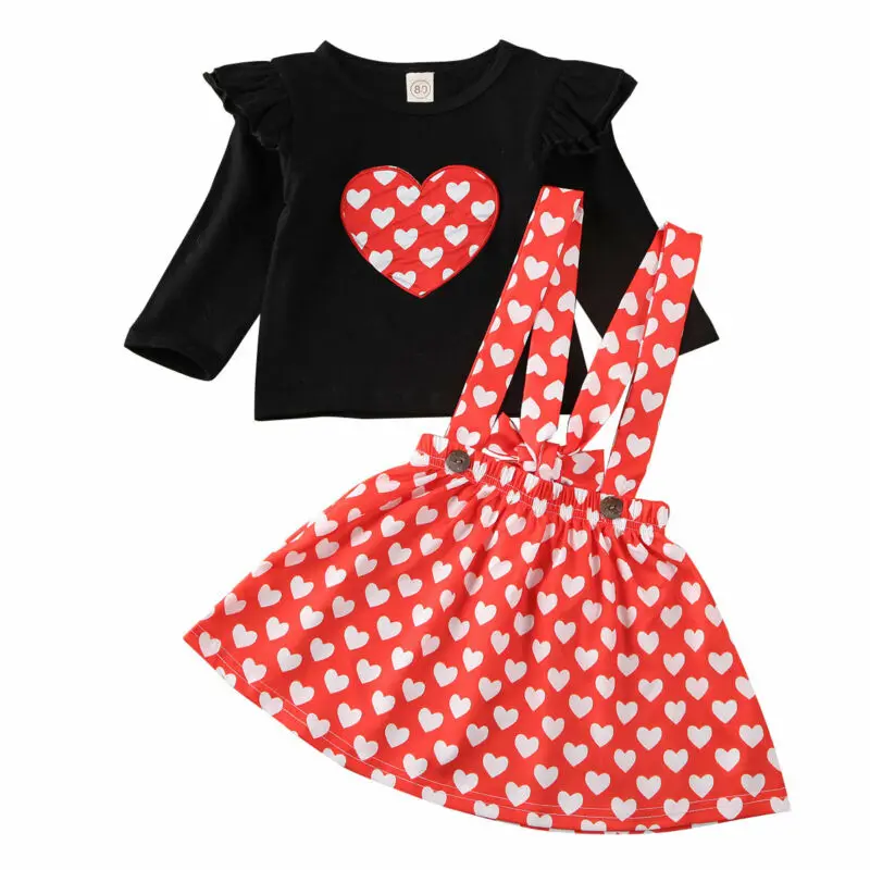 baby girl heart outfit