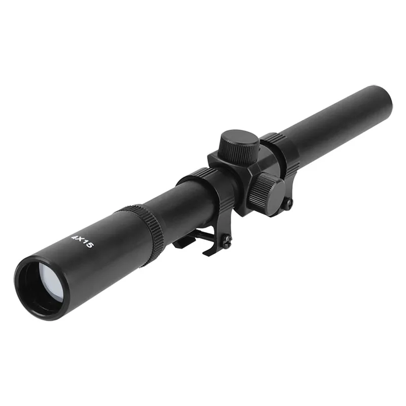 

Tactical 4X15 Riflescopes Air Rifle Optic Spotting Scopes Sighting Telescope Fits 11mm Rail Mount For Air Gun Hunting