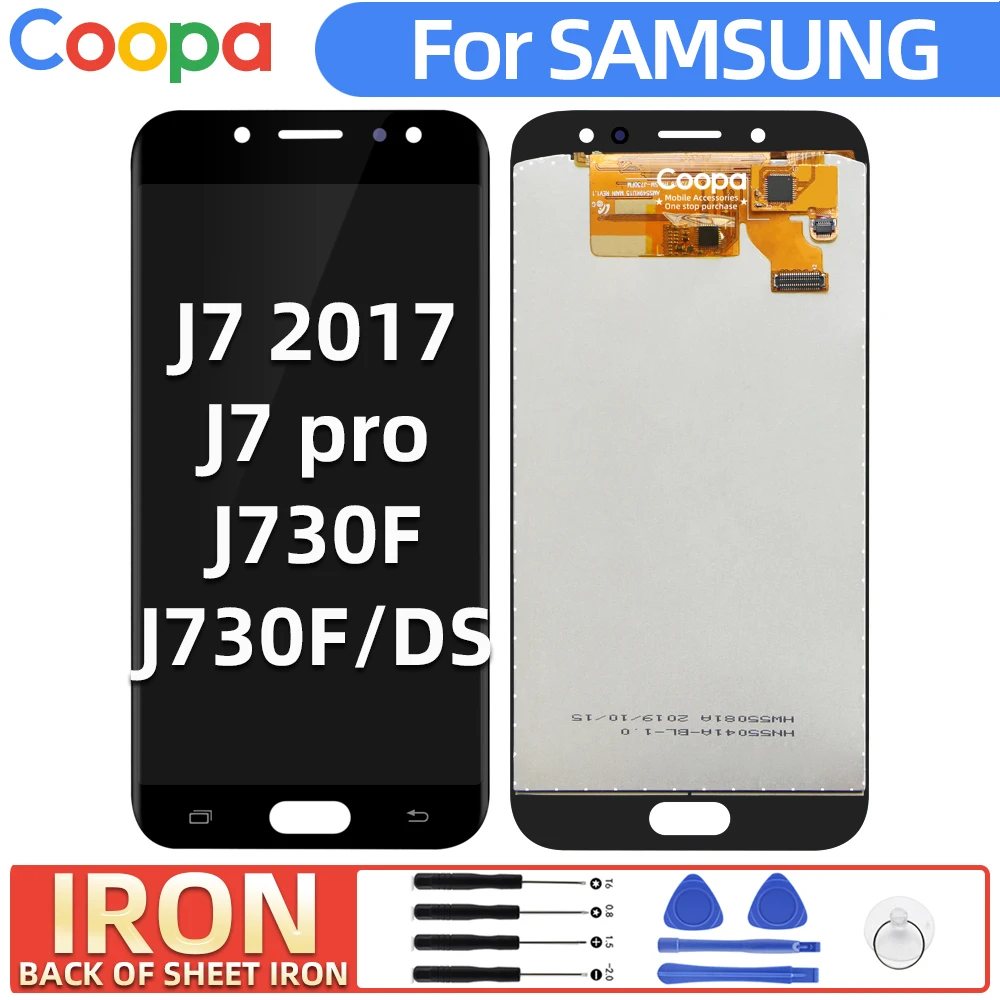 

IRON LCD Screen For Samsung Galaxy J7 Pro 2017 J730 J730F J730M LCD Display Touch Screen Digitizer Assembl Replacement Thin