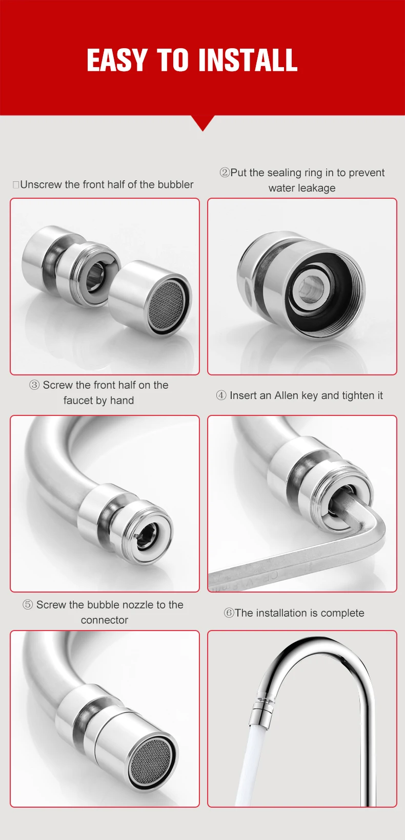 MoSundi Buse De Jet De Piscine, Rotation à 360 Degrés, Contrôle De La