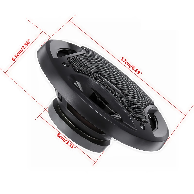 6.5 Inch Car Speaker Car Subwoofer Hifi Coaxial Speaker Car Rear /Front Door Audio Music Stereo Coaxial Speakers 3 Way Speakers