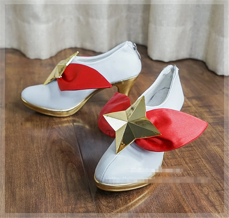 Game LOL Star Guardian Magic girl Miss Fortune Cosplay Shoes Anime the Bounty Hunter Cos H | Тематическая одежда и