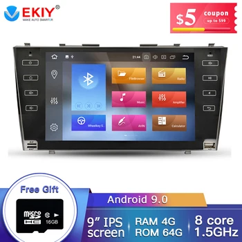 

KIY 9" IPS 2 Din Android 9.0 Car Multimedia Player Navigation GPS For Toyota Camry 7 XV 40 Navigation Wifi 2006-2011 Car Radio