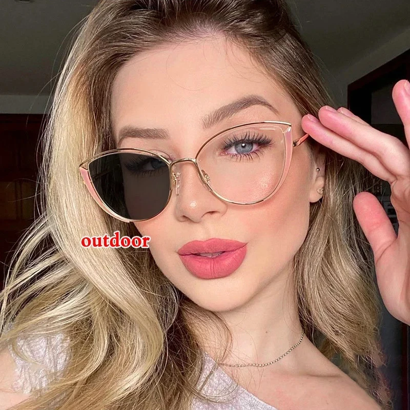 1.56 Intelligent Photochromic Progressive Multifocal Resin Lens Myopia Presbyopia Astigmatism Anti fog Glasses optical lenses prescription lenses prescription glasses lenses multifocal glasses lenses glasses lenses