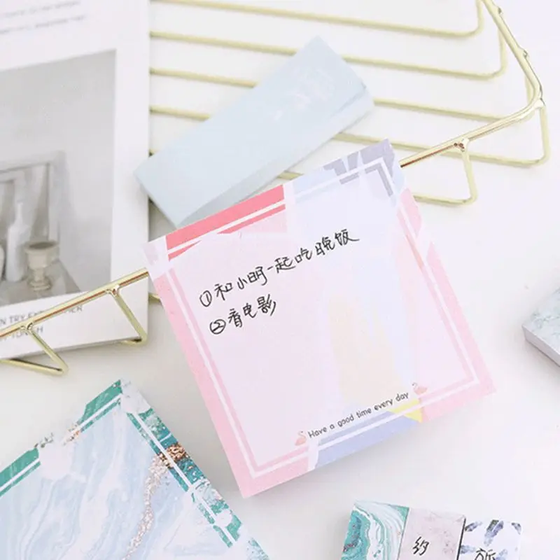 Kawaii Multi-function Memo Pad Bookmark Sticky Notes Set School Paper Sticker