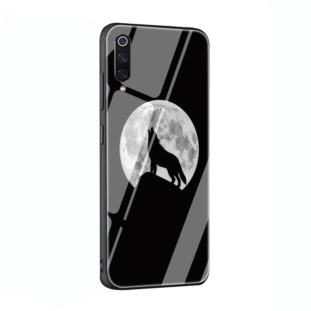 Чехол для телефона из закаленного стекла с изображением животного волка для Xiaomi mi 8 9 Red mi 4X 6A Note 5 6 7 Pro Pocophone F1 - Цвет: G7