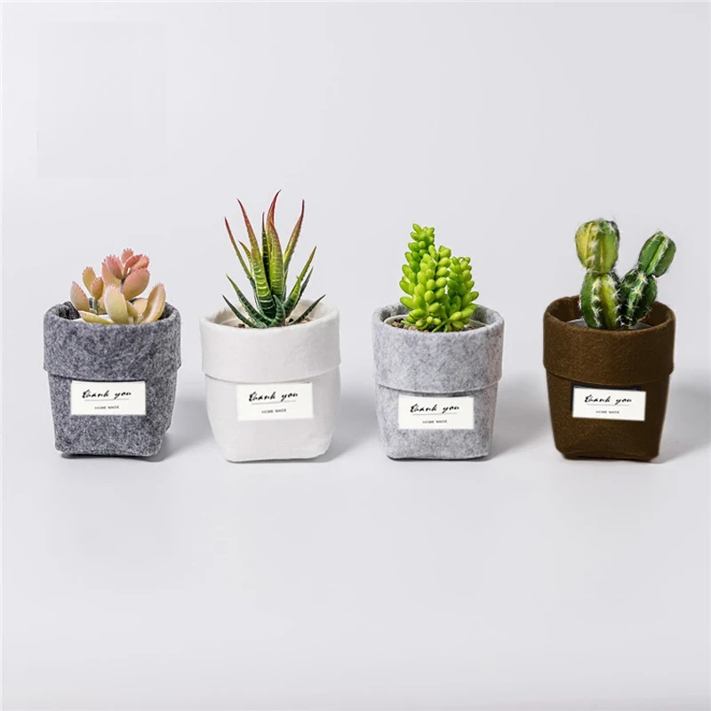 Fleshy flower Desktop Storage Basket Sundries Storage Box Small Cute Table Storage Basket Space-Saving Storage Bags Organizer