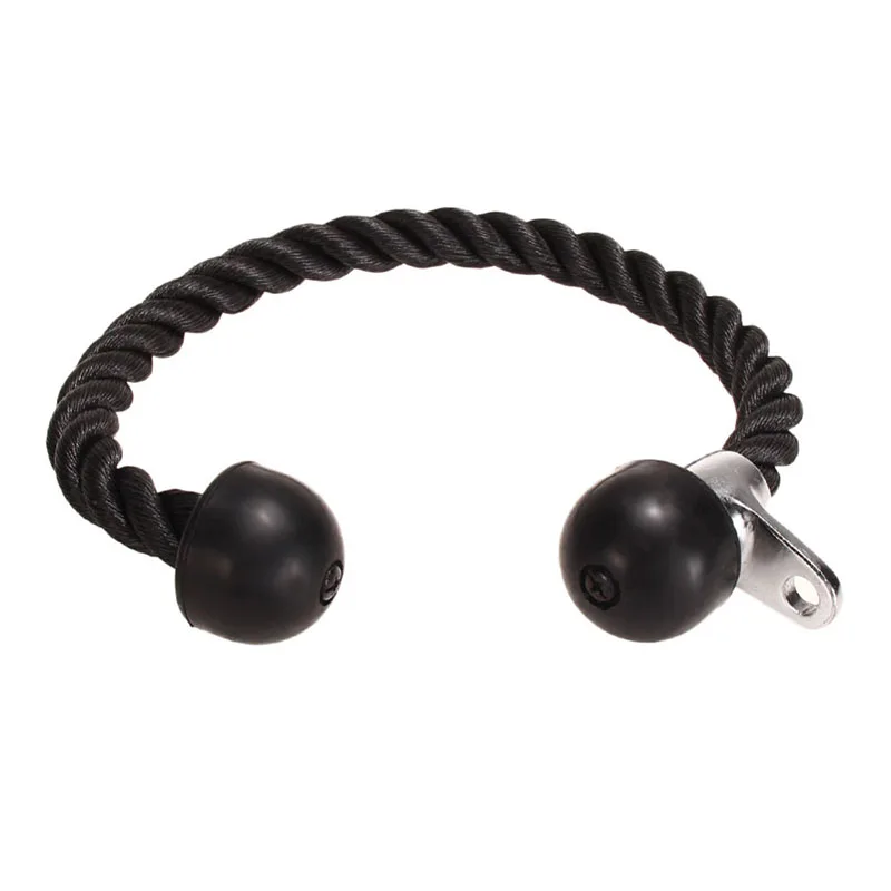 

Tricep Rope Abdominal Crunches Cable Attachment Pull Down Laterals Biceps Training Fitness Equipment Body Building Gym Pull Rope
