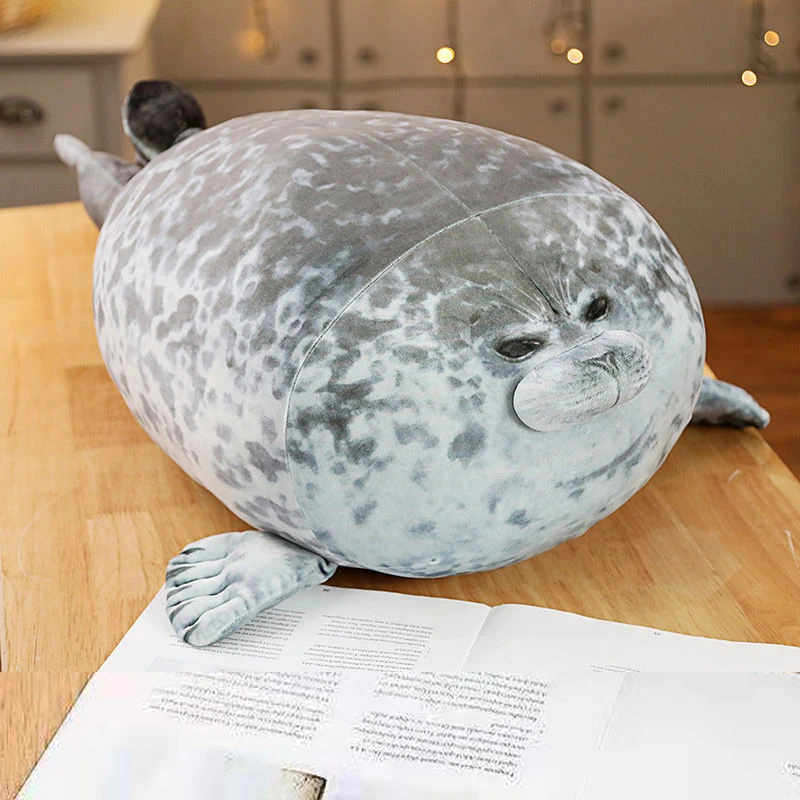 

child's pillow Blob Seals Pillow Sea Lion Doll Plush Stuffed Toy Baby Sleeping Throw Pillow Decorative pillow Children's product