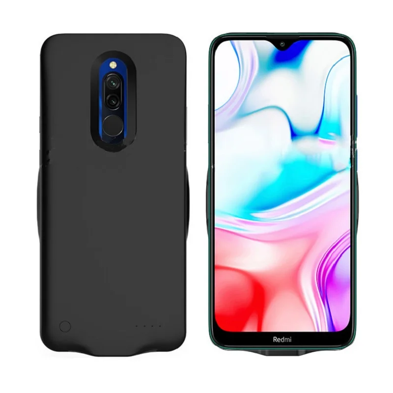 Phone Cases For Xiaomi Redmi 8A Battery Charger Case Backup Back clip battery Power Bank 8 Charging cover | Мобильные телефоны и