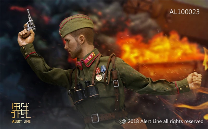 1/6 WW2 1942 Red Army Infantry Lieutenant Officer Set AL100023 Alert Line for 12"Male Figure Body