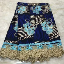 Высококачественная кружевная ткань восковой шнур кружевная ткань Африканская кружевная ткань восковой шнур кружева для женщин Свадебное платье WD091721