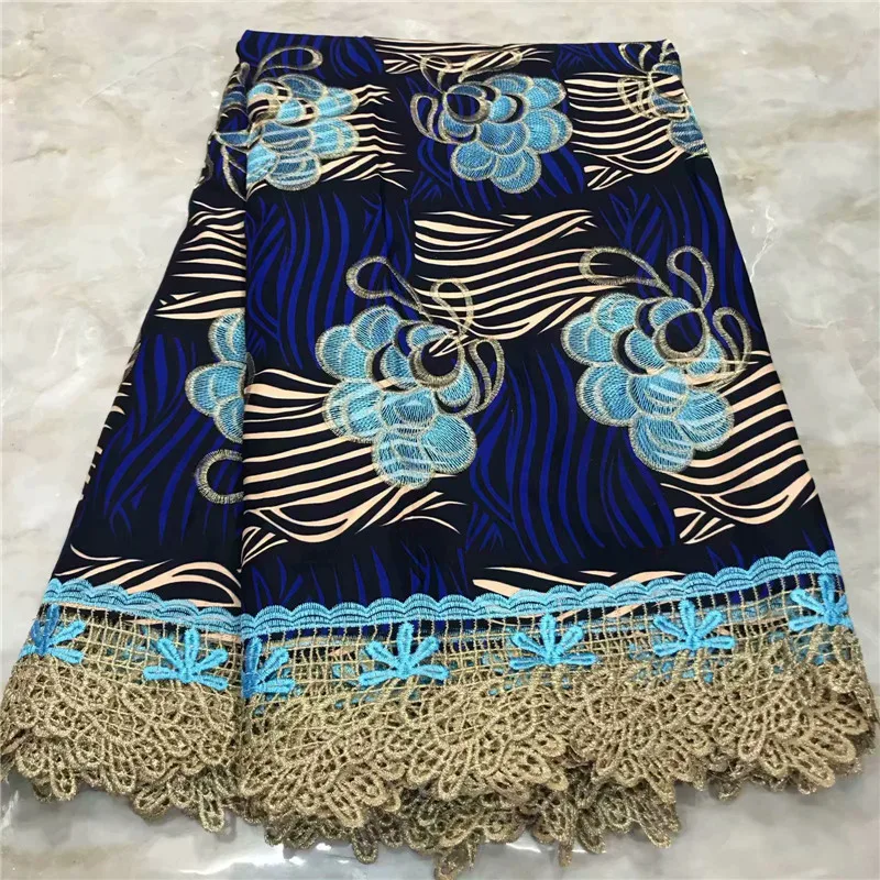 

High-End Lace Fabric 2019 Wax Cord Lace Fabric African Lace Fabric New Wax Cord Lace For Women Wedding Party Dress WD091721