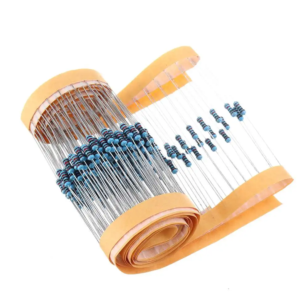 200 шт. 1/4W 10K Ohm Резистор+/-1% 1/4w 10KR Ом металлического пленочного сопротивления, 0,25 Вт Цвет кольцо резистора с углеродной пленкой