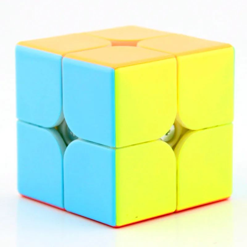 Yongjun YJ YuPo 2x2x2 Магнитный Магнит безопасный АБС пластик Профессиональный многоцветной Твист Головоломка интеллект 2x2 детские игрушки подарок