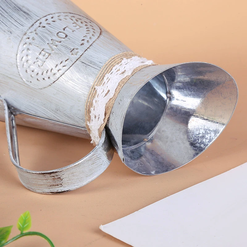 Деревенский стиль первобытный кувшин металлический кувшин ваза для цветов домашний Цветочный декор