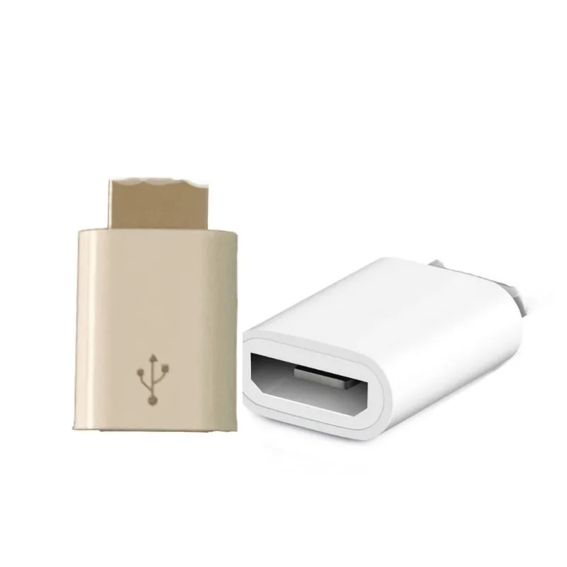 

Adapter For Android To Apple, Charging Converter Connector For Micro-USB 2.0 Cable Charger Mobile Phone Accessories