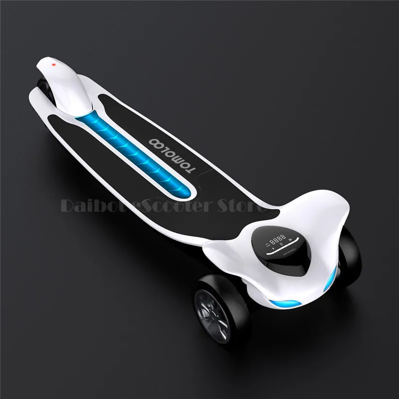 Tomollo Adult Electric Skateboard 3 Wheels Self Balancing Scooters 6 inch 36V 250W BluetoothPull Rod Portable Electric Scooter  (5)