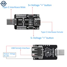 

USB Type-C PD Decoy Trigger Board 100W 5A 5V 9V 12V 15V 20V Output PD 2.0 3.0 Trigger Adapter Cable Connection Polling Detector