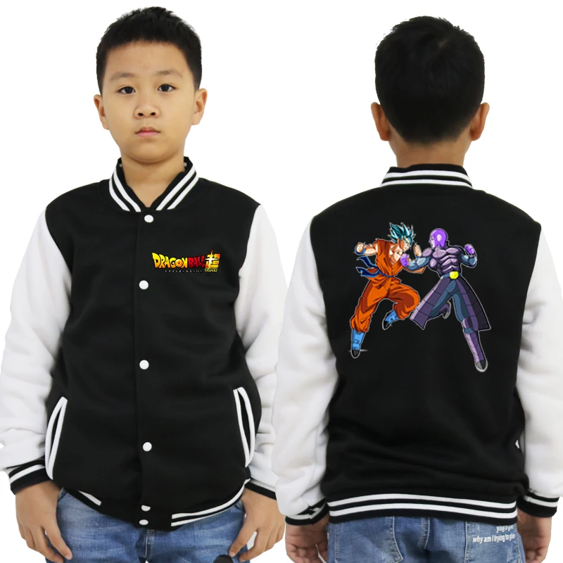 baseball jacket 9 Бейсбольная куртка с принтом «Жемчуг дракона» Спортивный костюм для малышей детская повседневная одежда на осень и зиму для мальчиков и девочек детская одежда топы - Цвет: baseball jacket 9